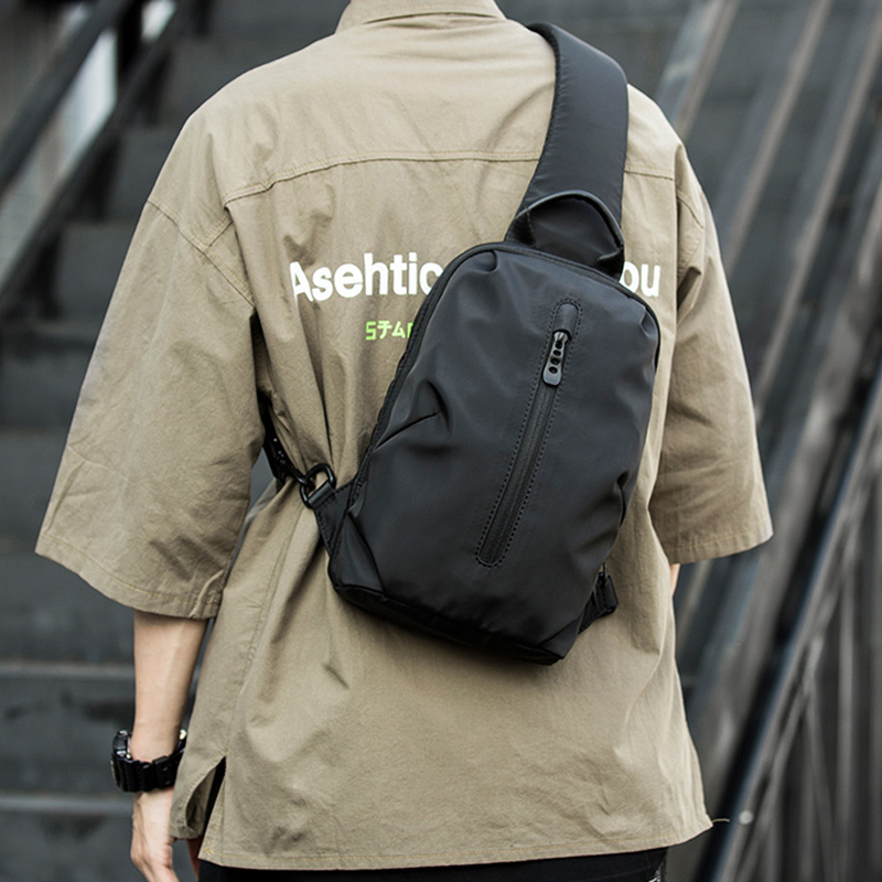 Women'S Best Bags For Travel - กระเป๋าคาดอก MOYYI รุ่นเรียบง่าย กันน้ำ ทำจากไนลอน เหมาะสำหรับผู้ชาย