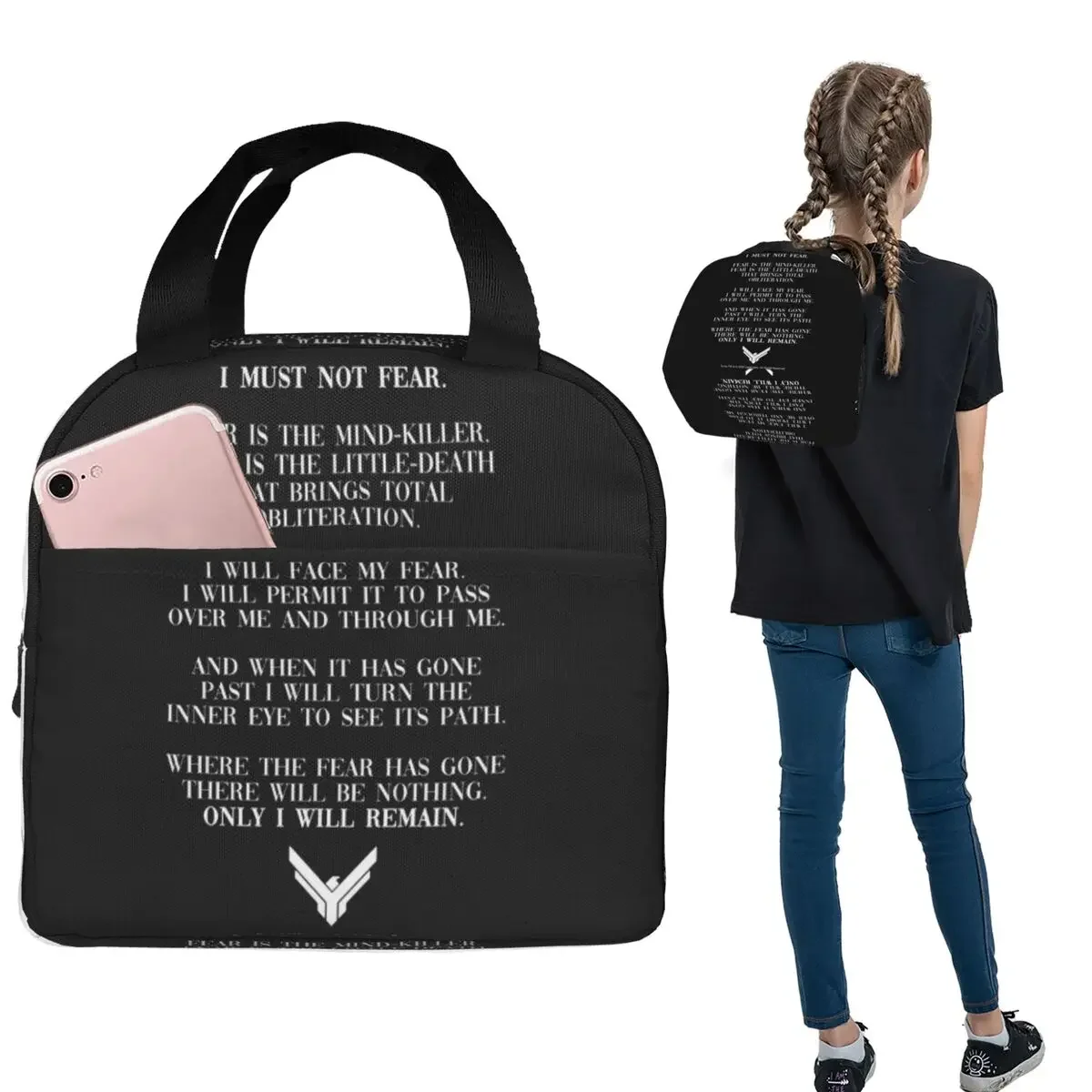 Women Bags Dune - กระเป๋าเก็บอุณหภูมิสำหรับใส่อาหารกลางวัน Litany Against Fear Dune 2020