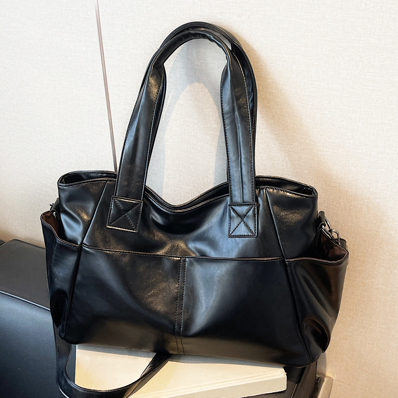 Women'S Tote Bags For Work - กระเป๋าถือหนังแท้สไตล์เรโทรสำหรับผู้หญิง กระเป๋าสะพายไหล่แบบหลายช่อง ความจุขนาดใหญ่ เหมาะสำหรับช้อปปิ้ง ทำงาน และท่องเที่ยวช่วงสุดสัปดาห์