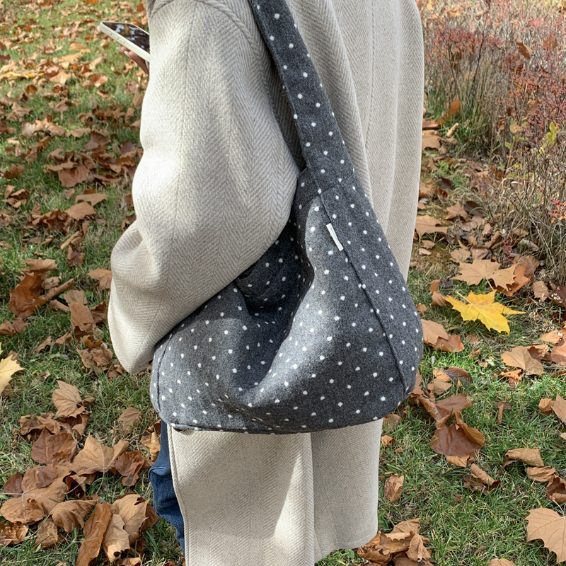Women'S Best Bags For Travel - กระเป๋าถือลายจุดสำหรับผู้หญิงทันสมัย กระเป๋าสะพายไหล่ขนาดใหญ่ น้ำหนักเบา ขายดีที่สุด ดีไซน์เรียบง่าย เหมาะสำหรับการเดินทาง