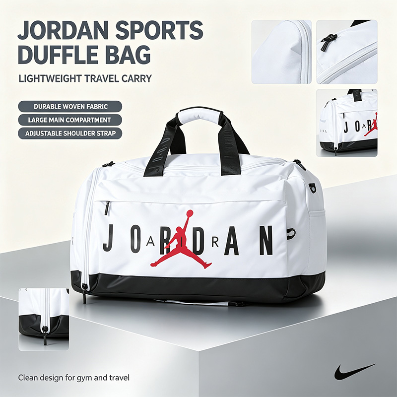 Women Bags Jordan - กระเป๋าเดินทาง Nike Jordan ของแท้สำหรับผู้หญิงและผู้ชาย กระเป๋าออกกำลังกาย กระเป๋าเดินทาง