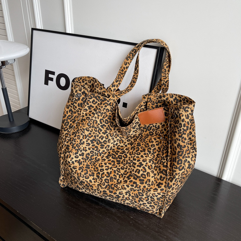 กระเป๋าถือลายเสือดาว กระเป๋าสะ - Women'S Tote Bags For Work บทวิจารณ์และราคา
