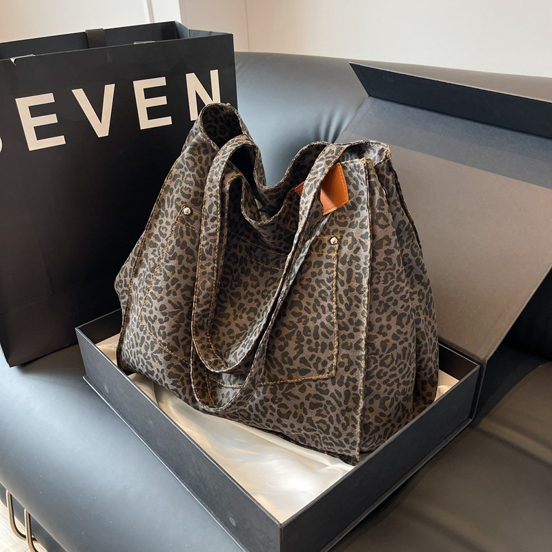 กระเป๋าถือลายเสือดาว กระเป๋าสะ - Women'S Tote Bags For Work บทวิจารณ์และราคา