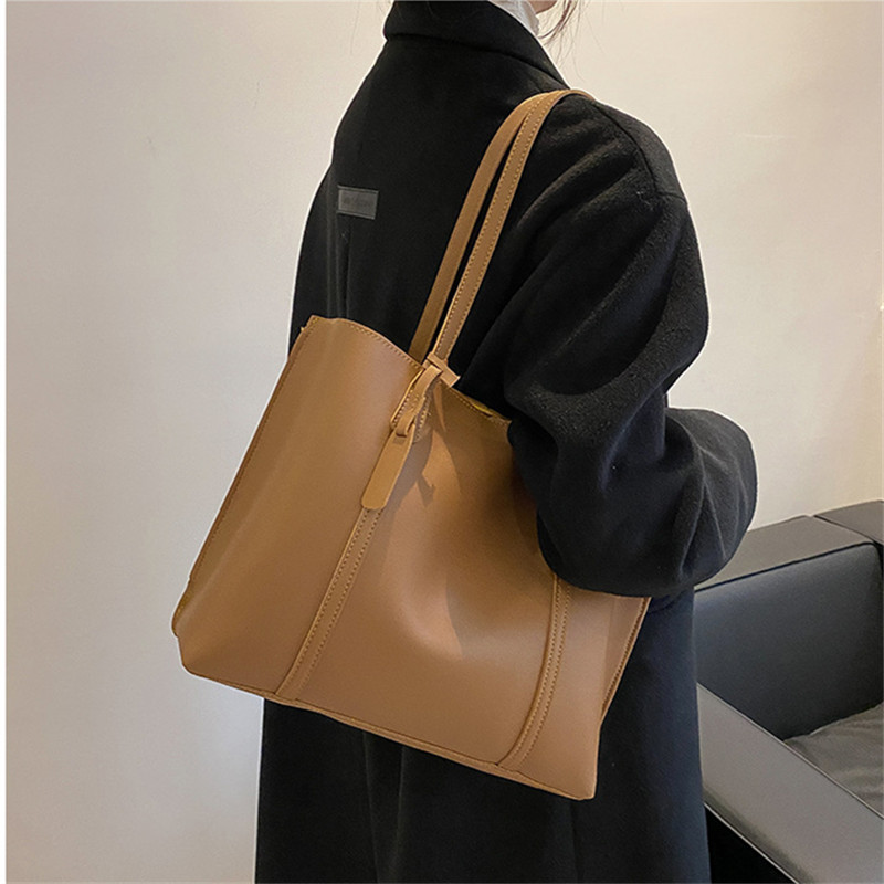 กระเป๋าโท้ทหนังเทียมสีดำคลาสสิ - Women'S Tote Bags For Work บทวิจารณ์และราคา