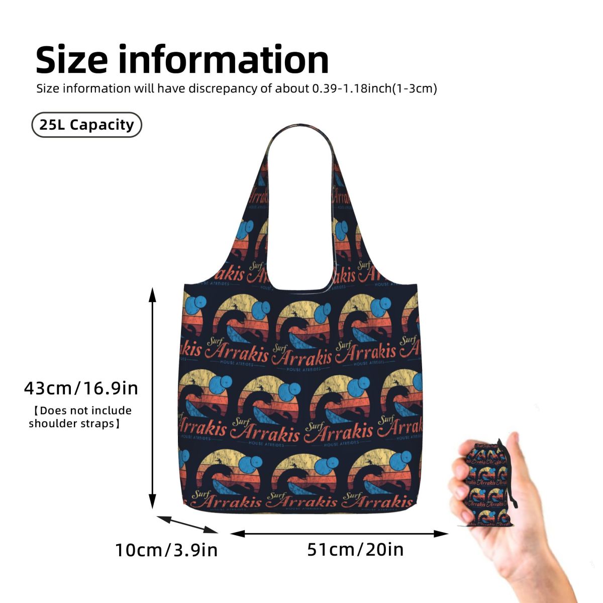 กระเป๋าผ้าแคนวาสขนาดใหญ่สำหรับ - Women Bags Dune บทวิจารณ์และราคา