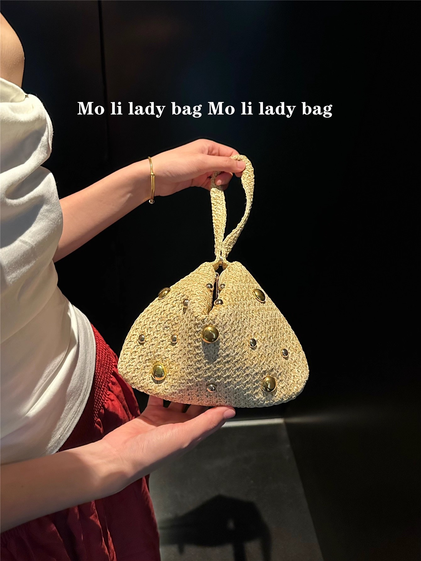 กระเป๋าถือสานจากฟาง งานแฮนด์เม - Women'S Bags Holiday บทวิจารณ์และราคา