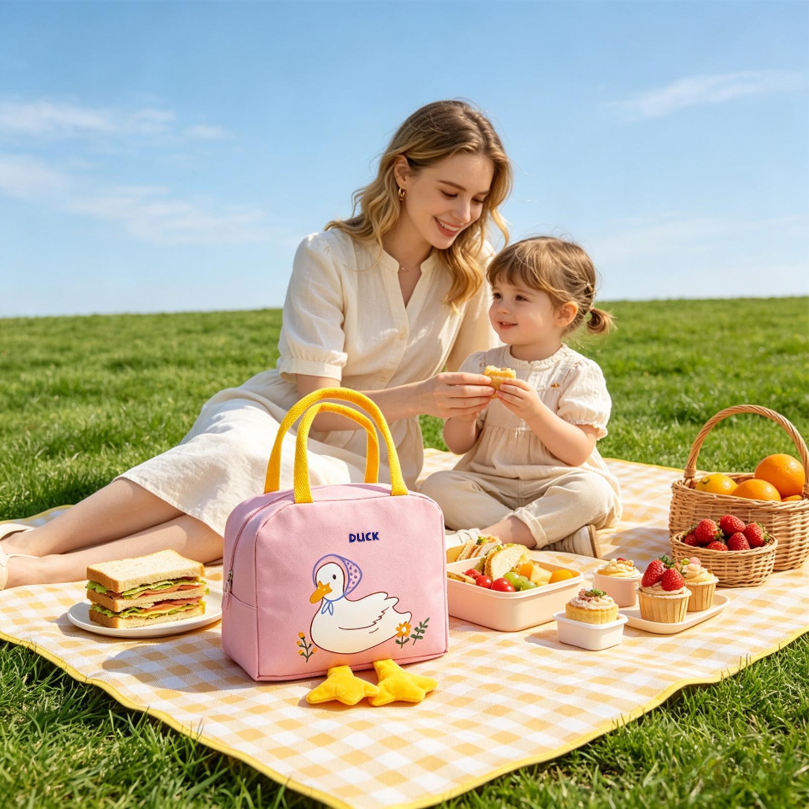 กระเป๋าใส่อาหารกลางวันลายเป็ด  - Women'S Work Bags Designer บทวิจารณ์และราคา