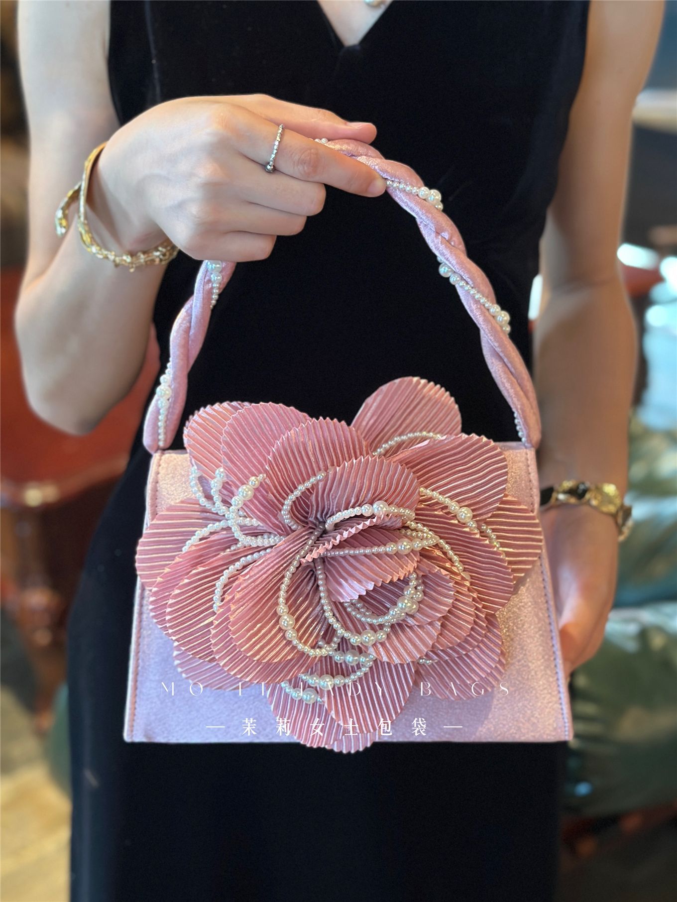 กระเป๋าถือหนังลายดอกไม้สไตล์ฝร - Women'S Bags Holiday บทวิจารณ์และราคา