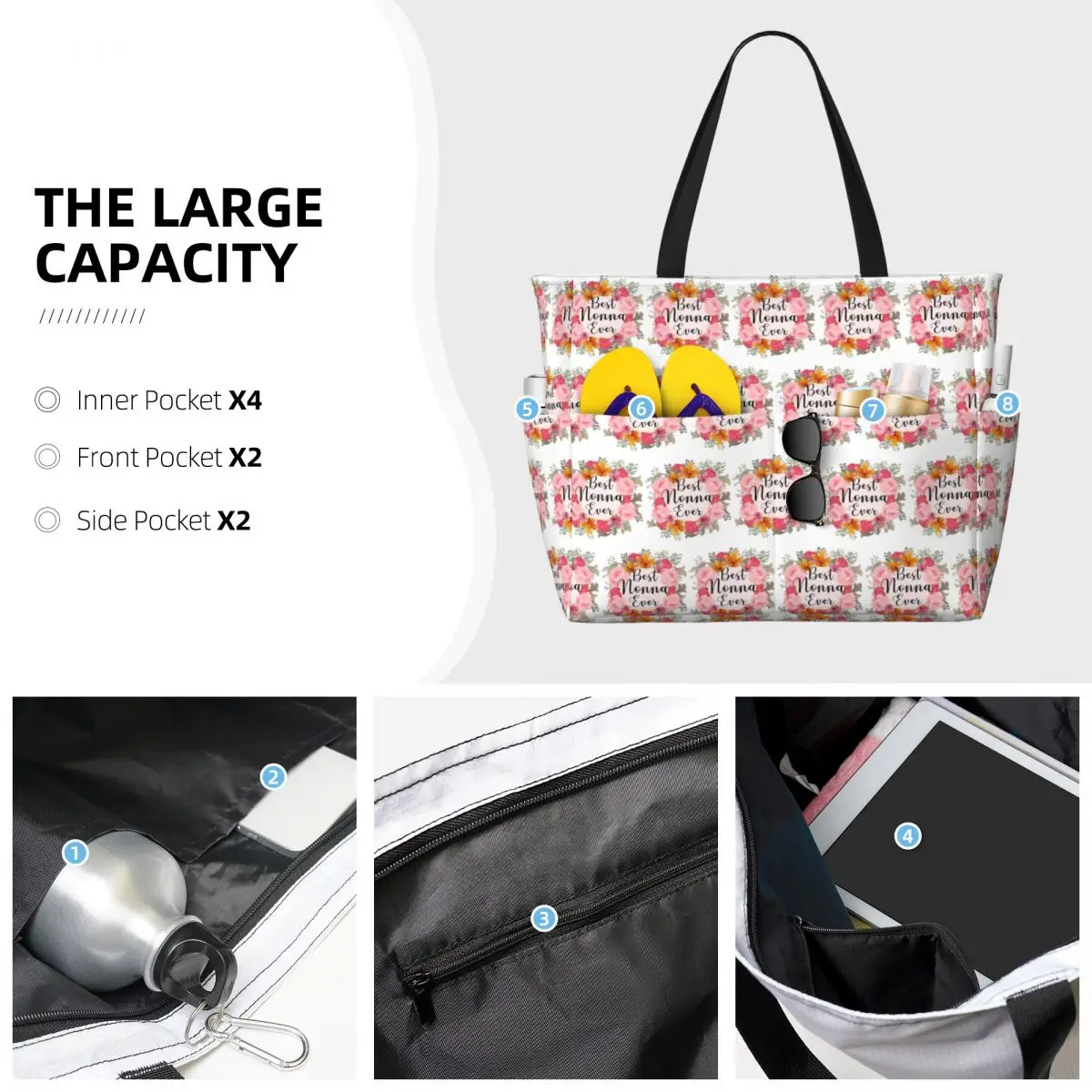 Best Nonna Ever - กระเป๋าโท้ทล - Women'S Best Bags For Travel บทวิจารณ์และราคา