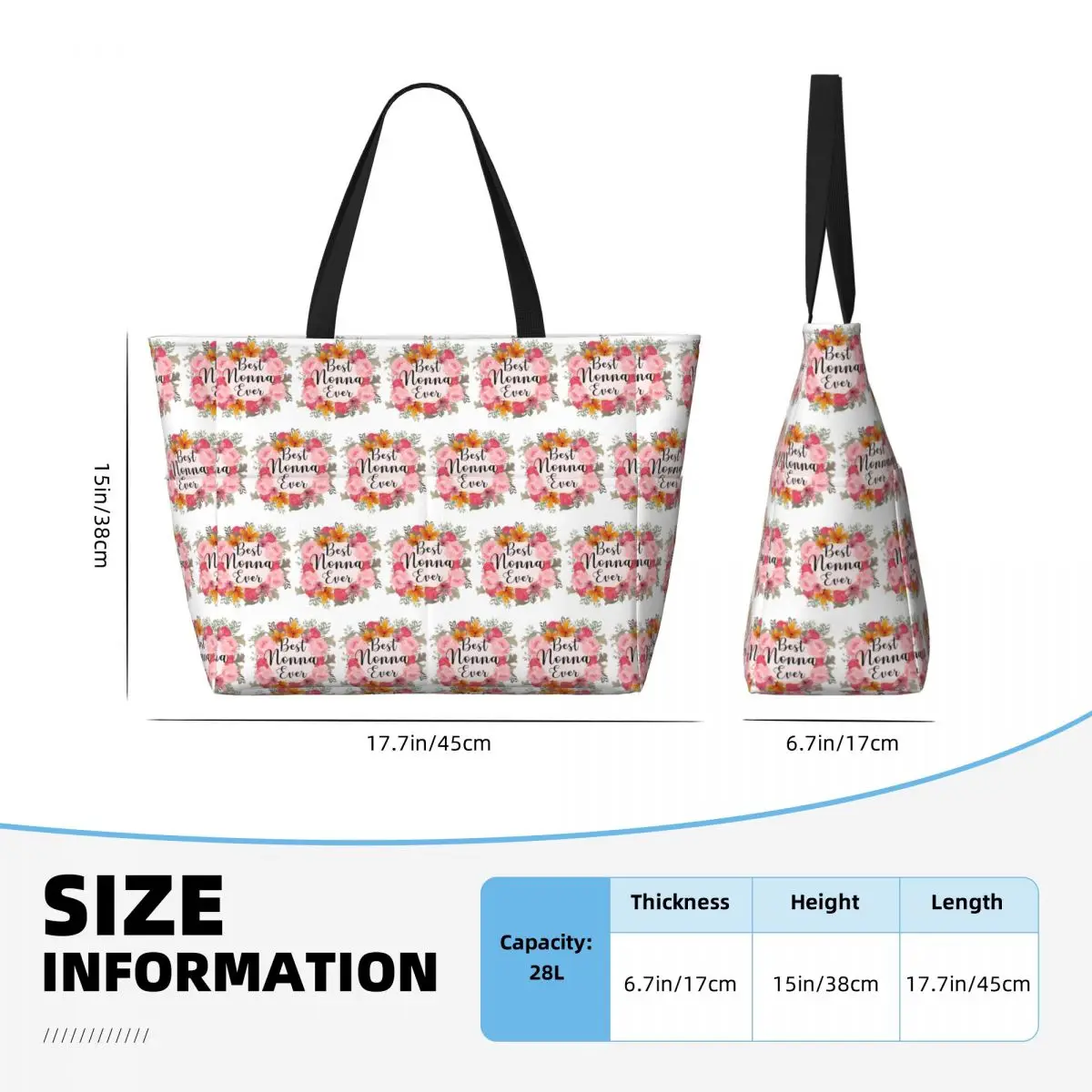 Best Nonna Ever - กระเป๋าโท้ทล - Women'S Best Bags For Travel บทวิจารณ์และราคา