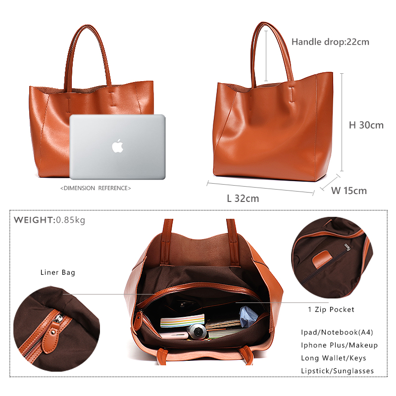 Minimalist Big Tote กระเป๋าผู้ - Women'S Tote Bags For Work บทวิจารณ์และราคา