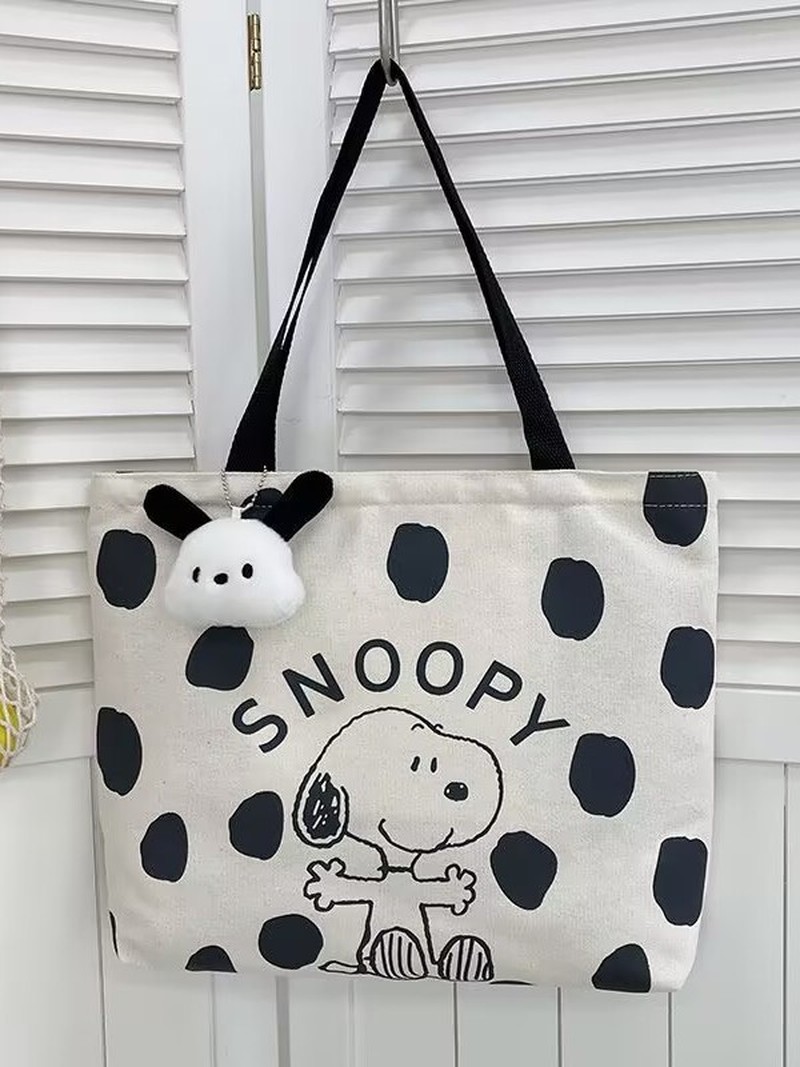 กระเป๋าสะพายผ้าแคนวาสลายการ์ตู - Women Bags Gift บทวิจารณ์และราคา