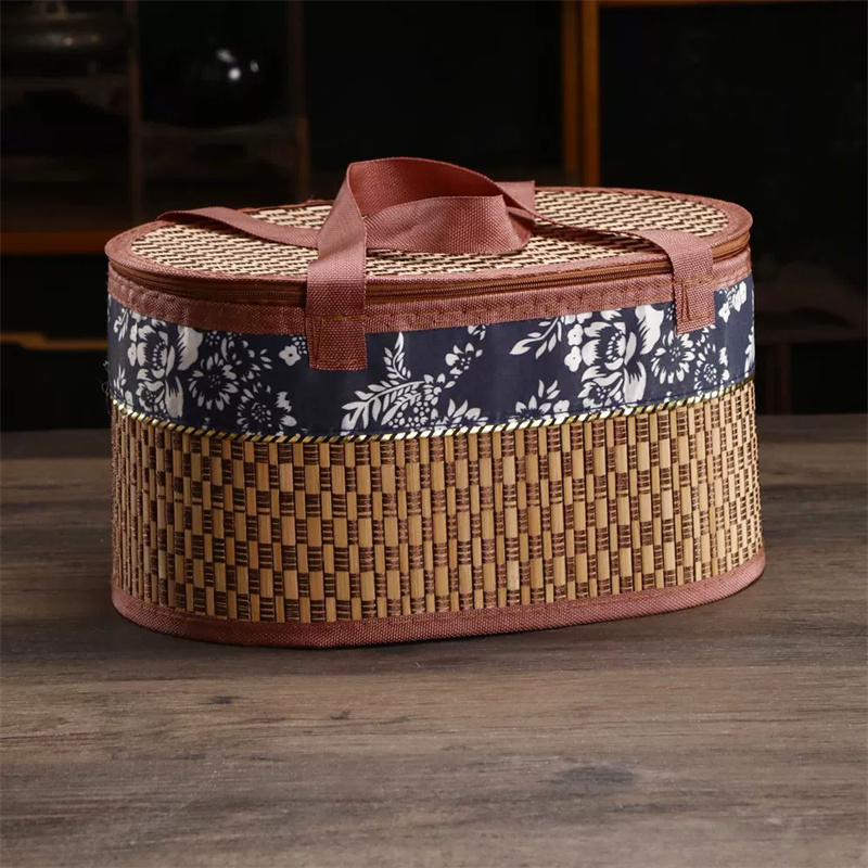 ตะกร้าไม้ไผ่ทำมือ เป็นมิตรกับส - Women Bags Gift บทวิจารณ์และราคา