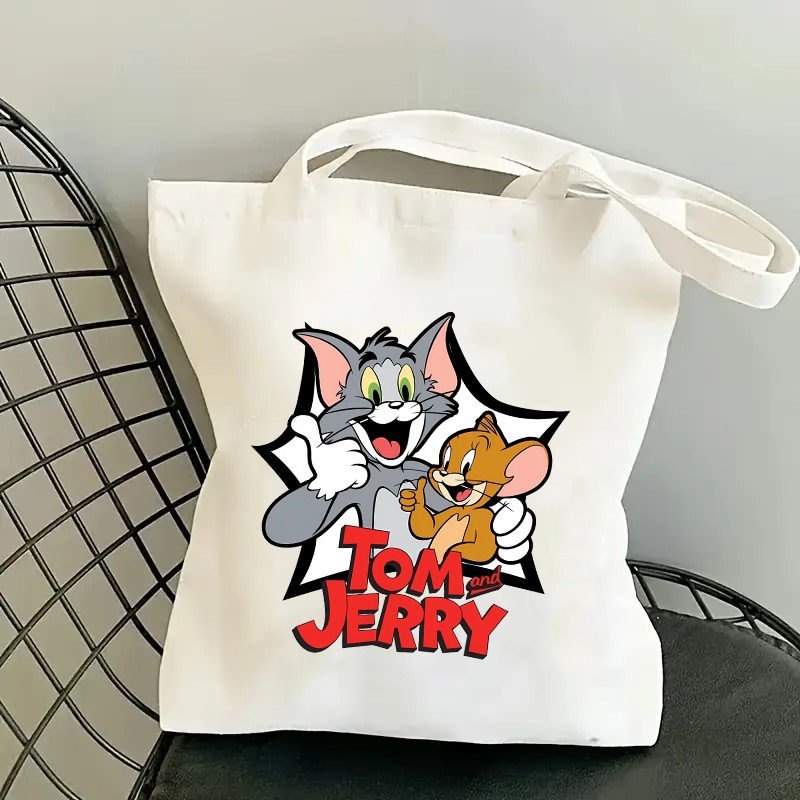 ทอมแอนด์เจอร์รี่กระเป๋าผ้าแคนว - Women Bags Gift บทวิจารณ์และราคา