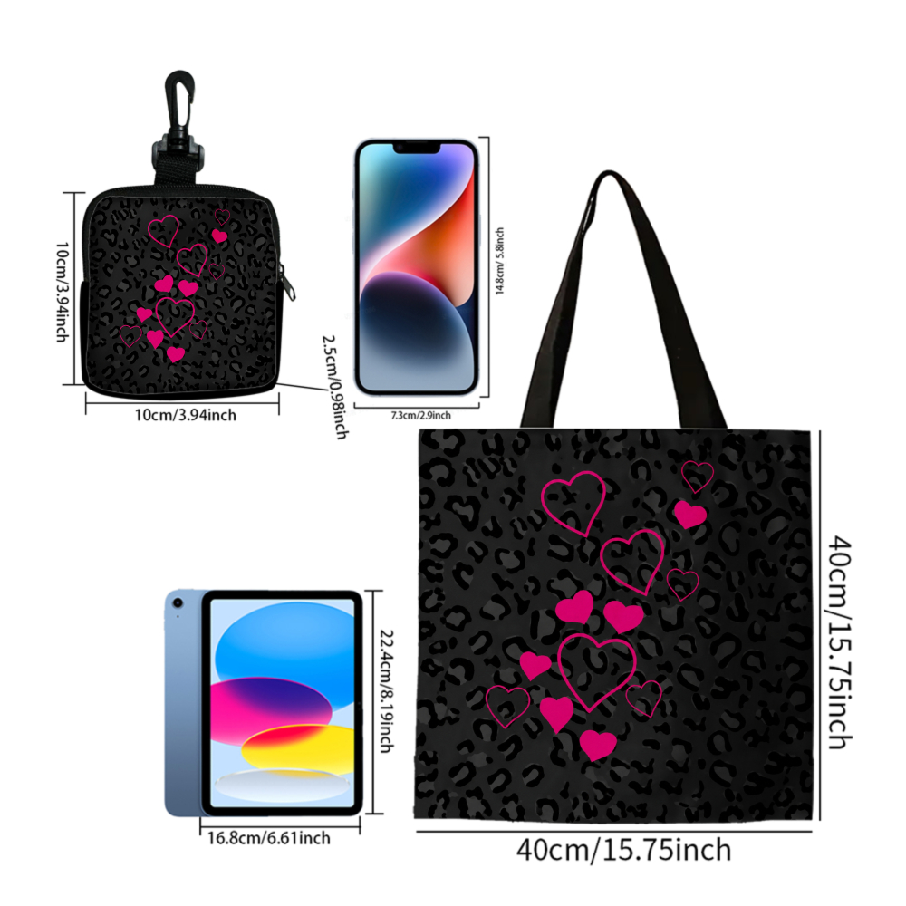 กระเป๋าโท้ทลายเสือดาวสีดำลายหั - Women Bags Gift บทวิจารณ์และราคา
