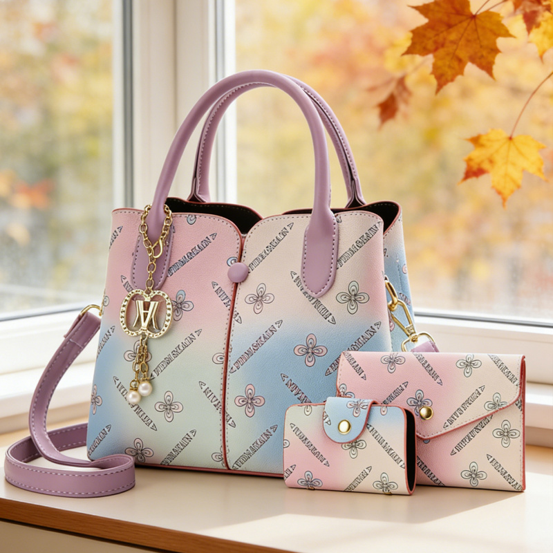 กระเป๋าชุดสามชิ้นสำหรับผู้หญิง - Women Bags Gift บทวิจารณ์และราคา