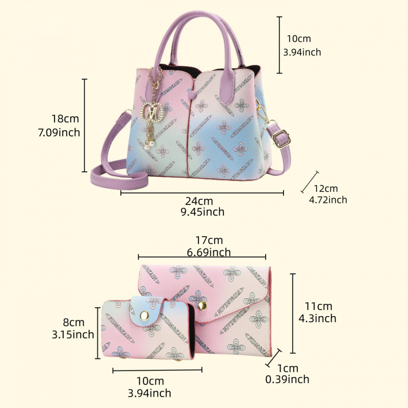 กระเป๋าชุดสามชิ้นสำหรับผู้หญิง - Women Bags Gift บทวิจารณ์และราคา